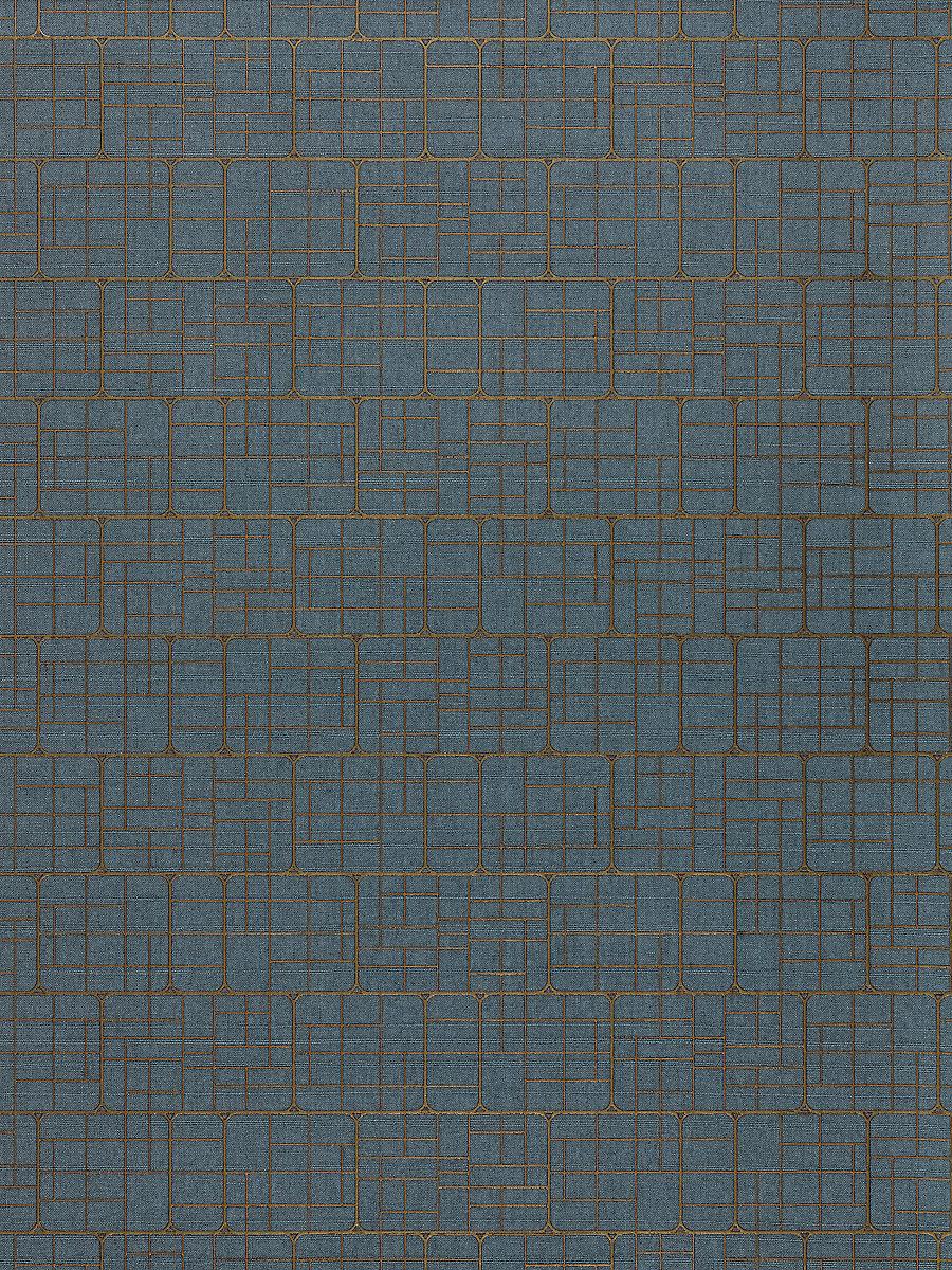 Scalamandre Mechanical Workmanship Sapphire Wallpaper