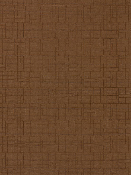 Scalamandre Mechanical Workmanship Copper Wallpaper