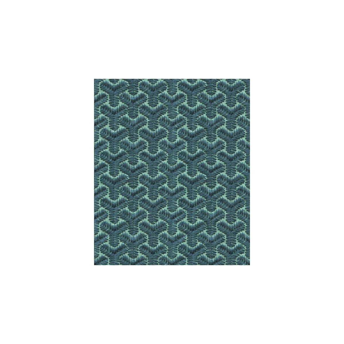 G P & J Baker CHENGTUDOOR EMB BLUE/AQUA Fabric
