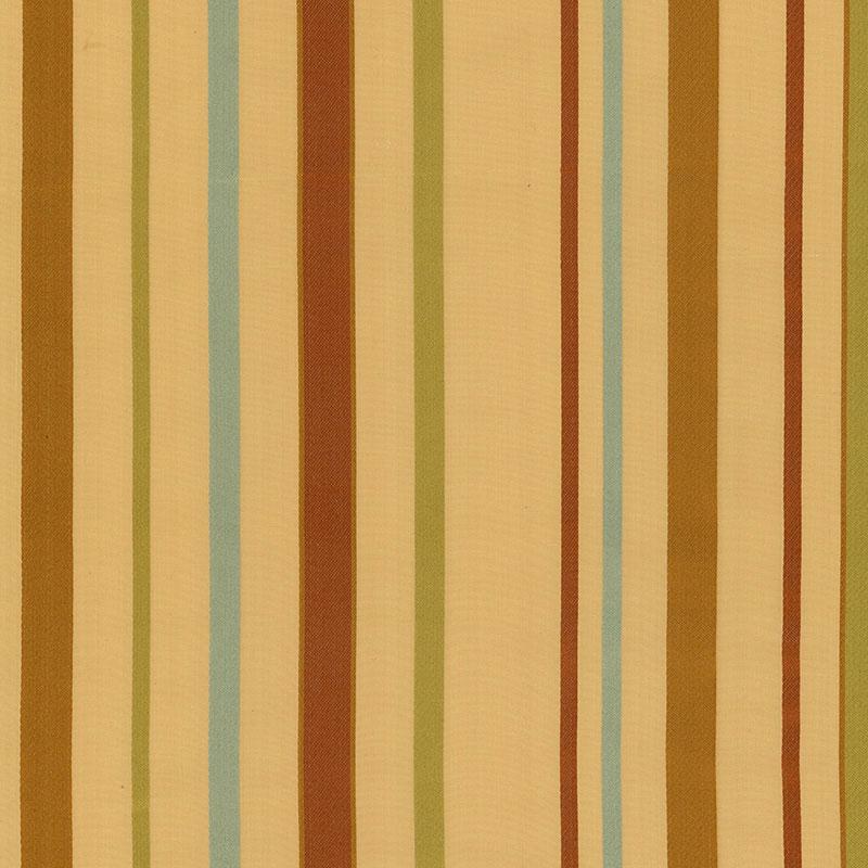 Schumacher Alessandra Silk Stripe Gold Fabric