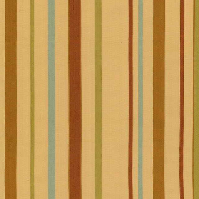 Schumacher Alessandra Silk Stripe Gold Fabric