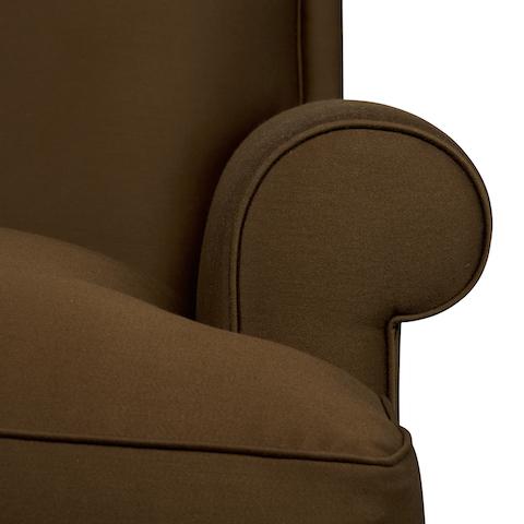 Schumacher Prestwick Wool Satin Bark Fabric