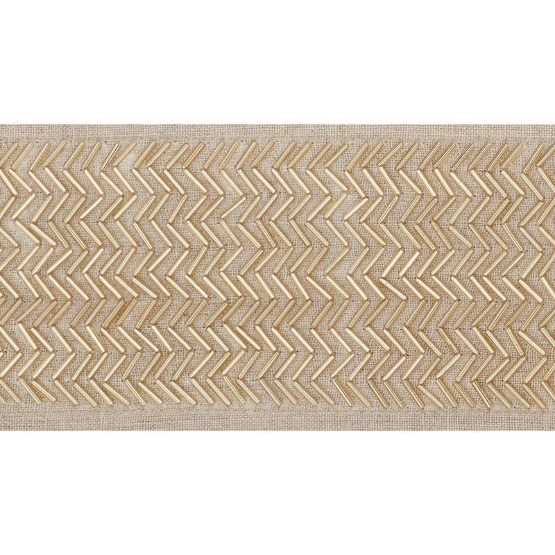 Schumacher Hayworth Tape Pale Gold Trim