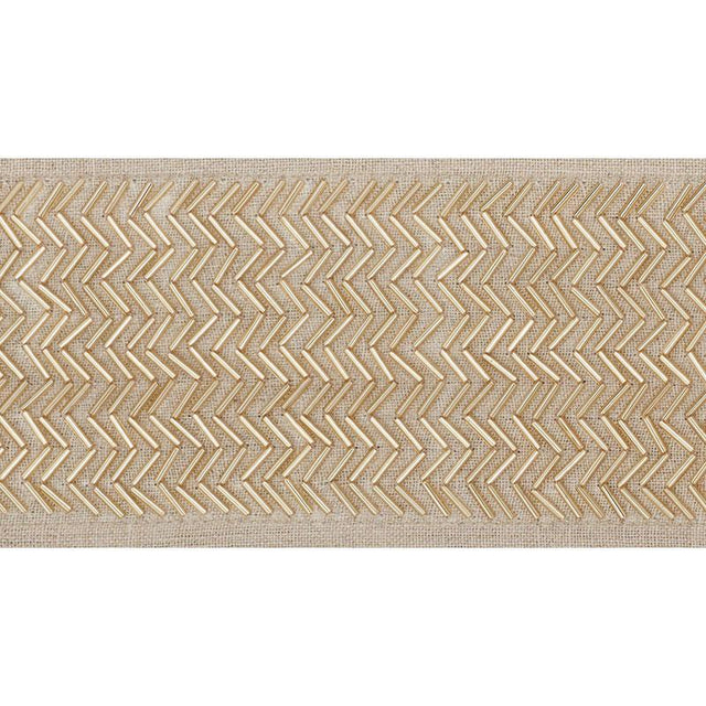 Schumacher Hayworth Tape Pale Gold Trim