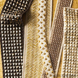 Schumacher Gardner Tape Gold Trim