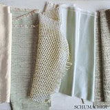 Schumacher Aria Moir Aqua Fabric