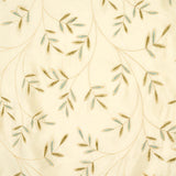 Schumacher Vigne Embroidery Aqua Fabric