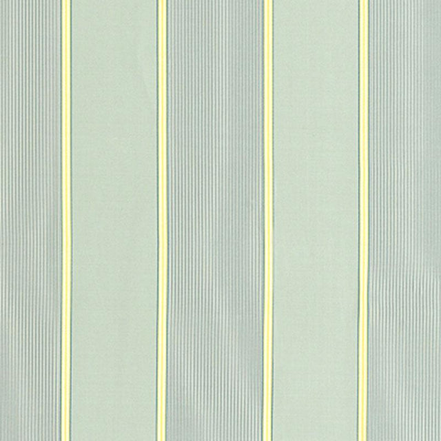 Schumacher Sophia Silk Stripe Aqua Fabric