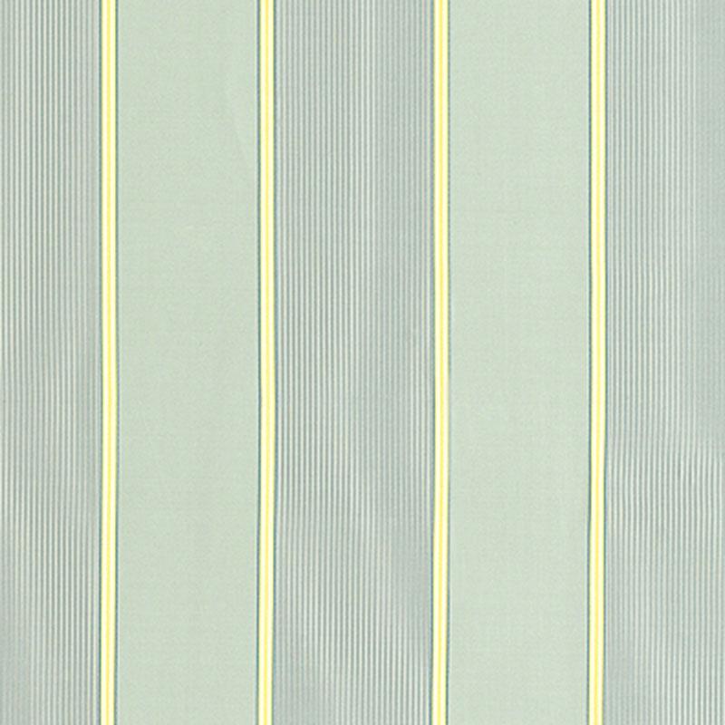 Schumacher Sophia Silk Stripe Aqua Fabric