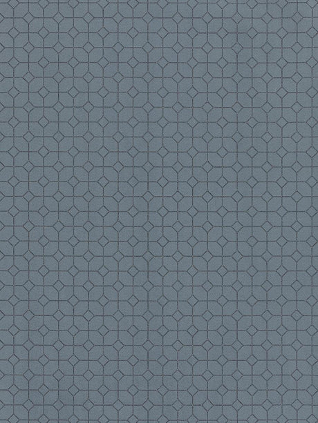 Scalamandre Powerful Connections Sapphire Wallpaper