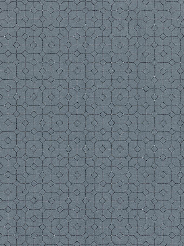 Scalamandre Powerful Connections Sapphire Wallpaper