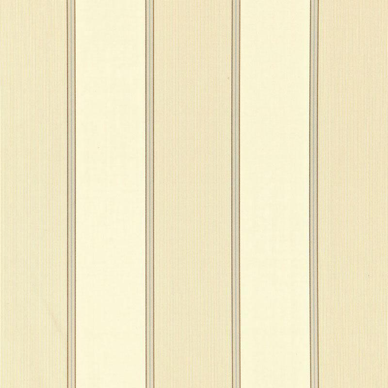 Schumacher Sophia Silk Stripe Champagne Fabric