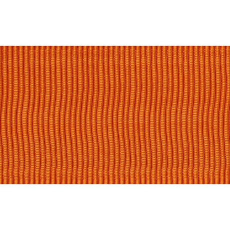 Schumacher Wide Faille Tape Orange Trim