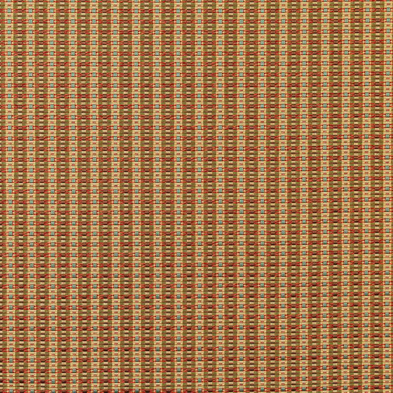 Schumacher Belvedere Weave Berry Fabric