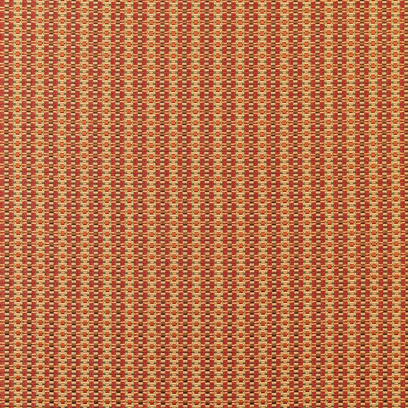 Schumacher Belvedere Weave Russet Fabric