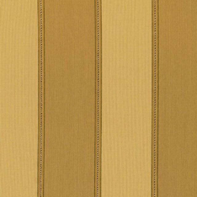 Schumacher Fitzroy Stripe Khaki/Sisal Fabric