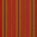 Schumacher Sinclair Chenille Stripe Rouge Fabric
