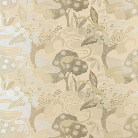 Schumacher Katsura Lampas Platinum Fabric