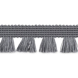 Schumacher Bell Fringe Grey Trim