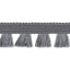Schumacher Grey Bell Fringe