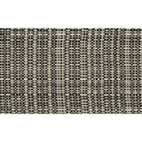 Schumacher Tweed Tape Charcoal Trim