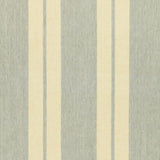 Schumacher Topsail Linen Stripe Sky Blue Fabric