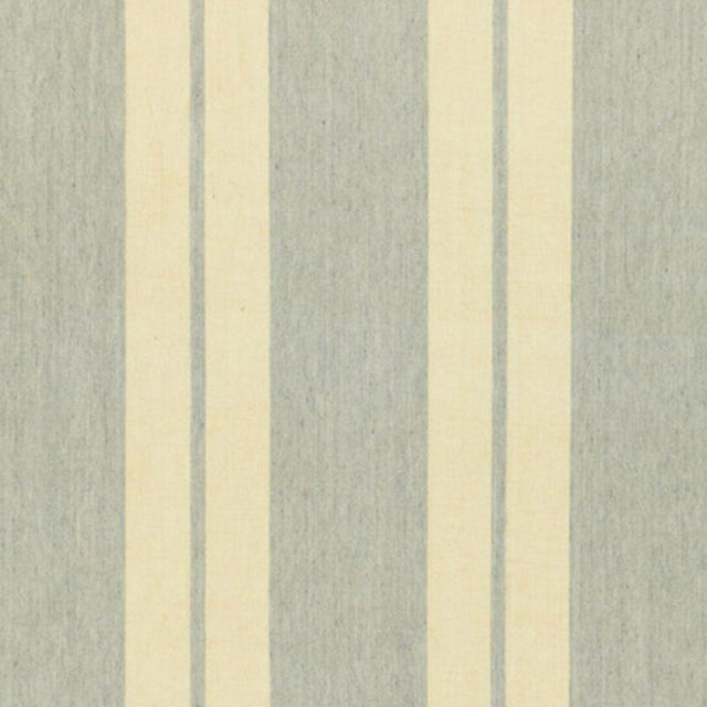 Schumacher Topsail Linen Stripe Sky Blue Fabric