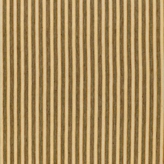 Schumacher Wainscott Linen Stripe Azure Fabric