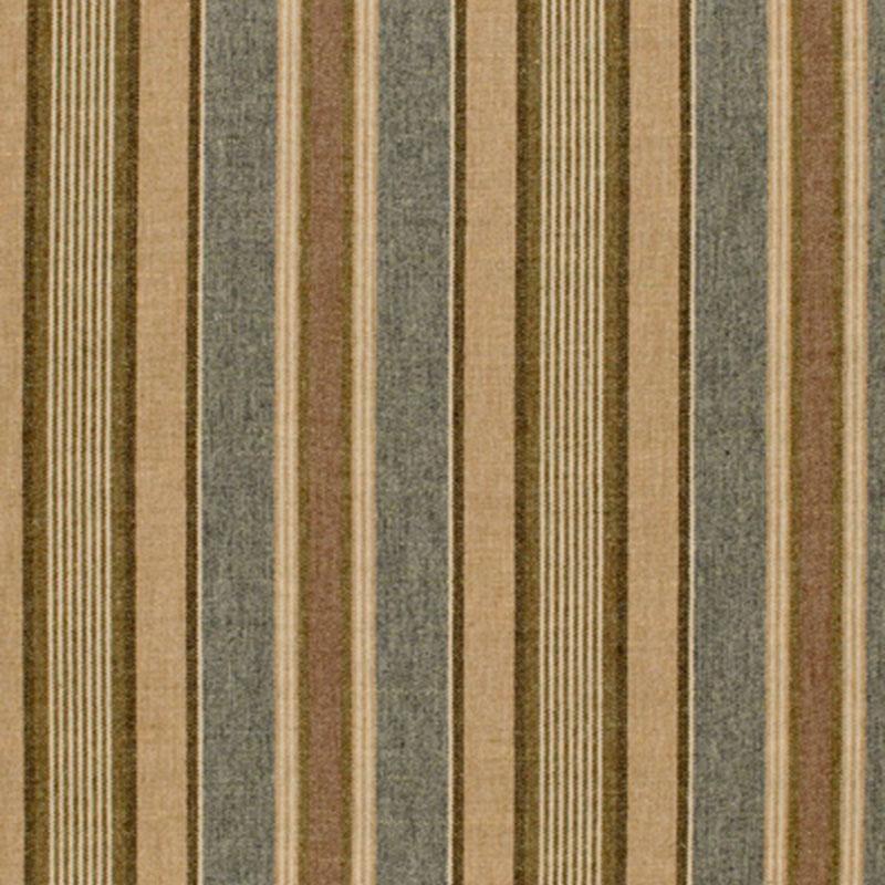 Schumacher Edgemere Stripe Denim Fabric