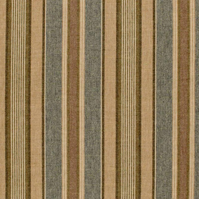 Schumacher Edgemere Stripe Denim Fabric