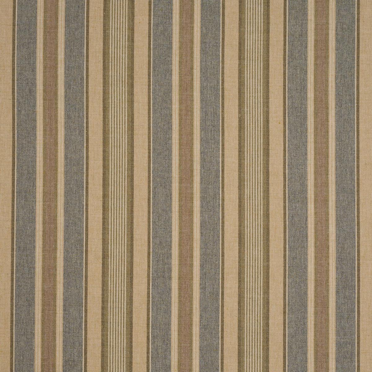 Schumacher Edgemere Stripe Denim Fabric
