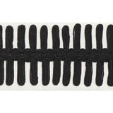 Schumacher Black On Ivory Castille Tape