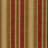 Schumacher Edgemere Stripe Indian Red Fabric