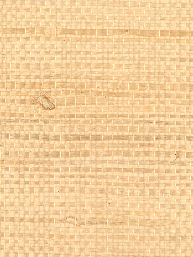 Scalamandre Justin Jute Saffron Wallpaper
