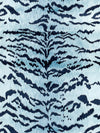 Old World Weavers Tiger Lao Hau Ii Blue & Black Upholstery Fabric