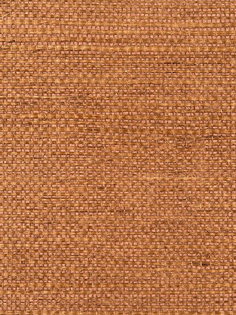 Scalamandre Simply Sisal Cinnabar Wallpaper