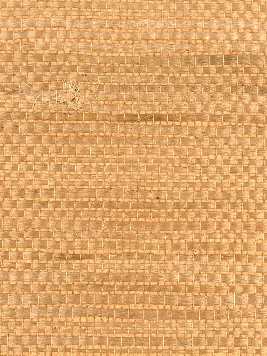 Scalamandre Justin Jute Tobacco Wallpaper