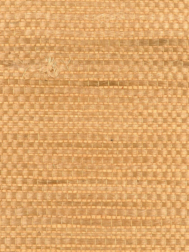 Scalamandre Justin Jute Tobacco Wallpaper