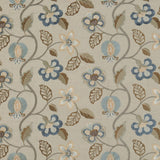 G P & J Baker ELVASTON INDIGO Drapery Fabric