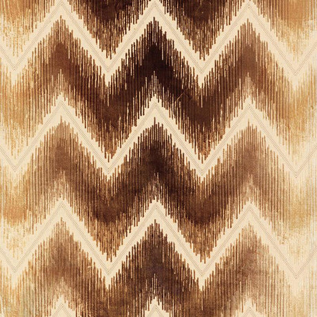 Schumacher Shock Wave Sand & Sable Fabric