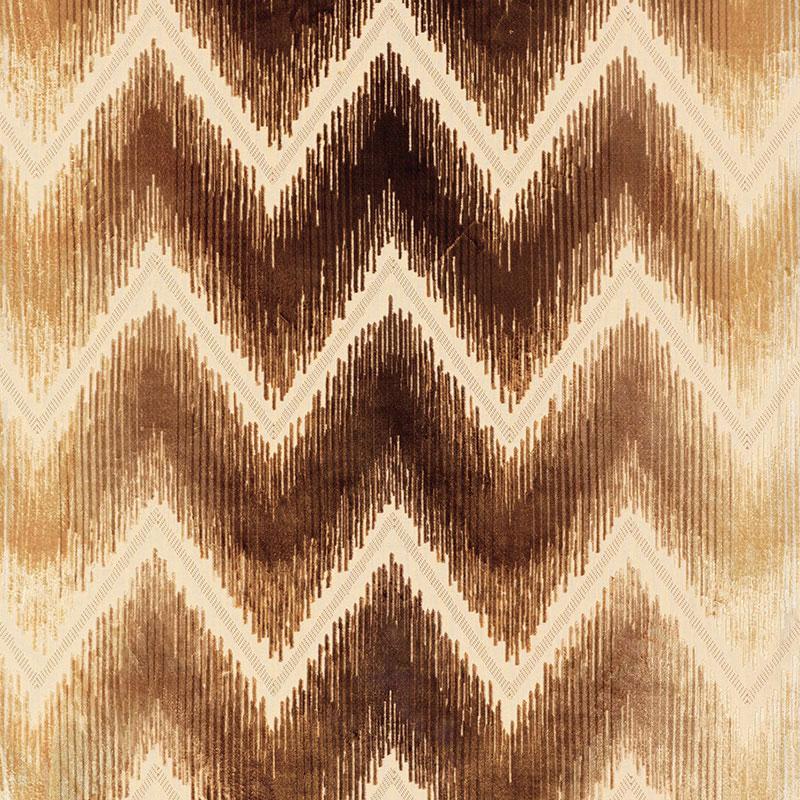 Schumacher Shock Wave Sand & Sable Fabric