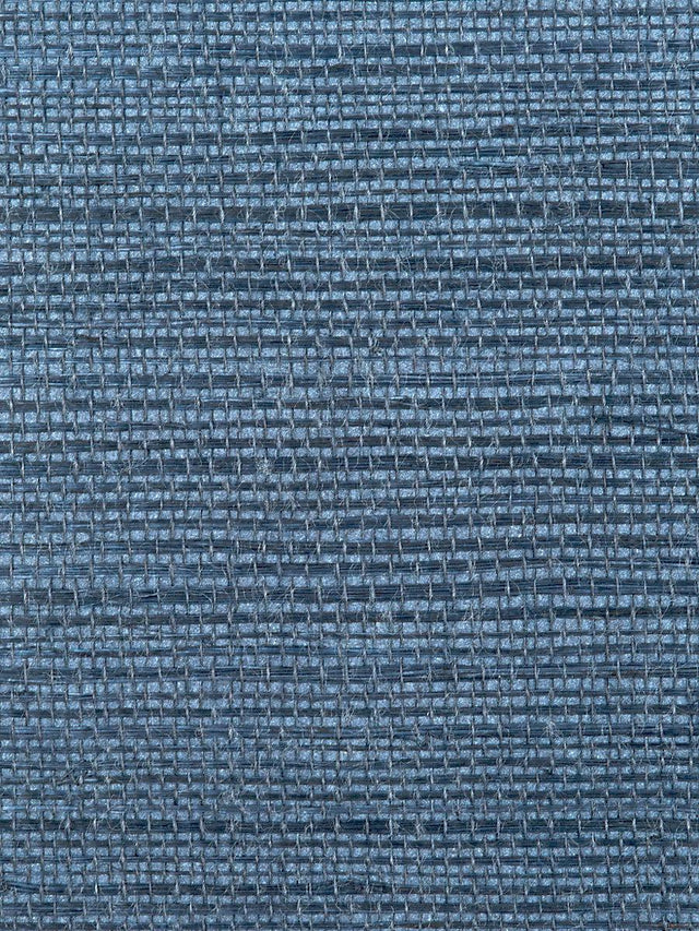 Scalamandre Simply Sisal Navy Wallpaper