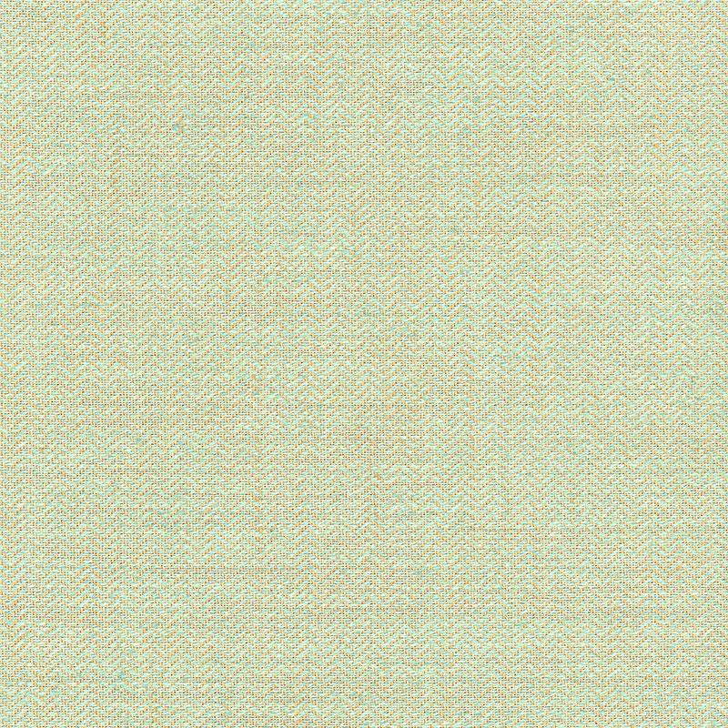 Schumacher Bryton Linen Herringbone Celadon Fabric