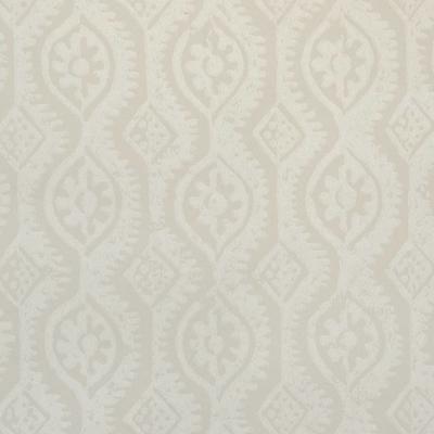 Lee Jofa SMALL DAMASK WHITE Wallpaper