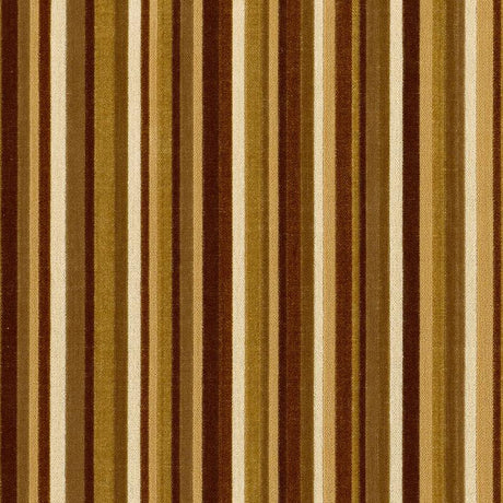 Schumacher Syncopated Velvet Stripe Chamois / Mink Fabric