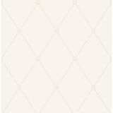Cole & Son LARGE GEORGIAN ROPE TRELLIS IVORY Wallpaper