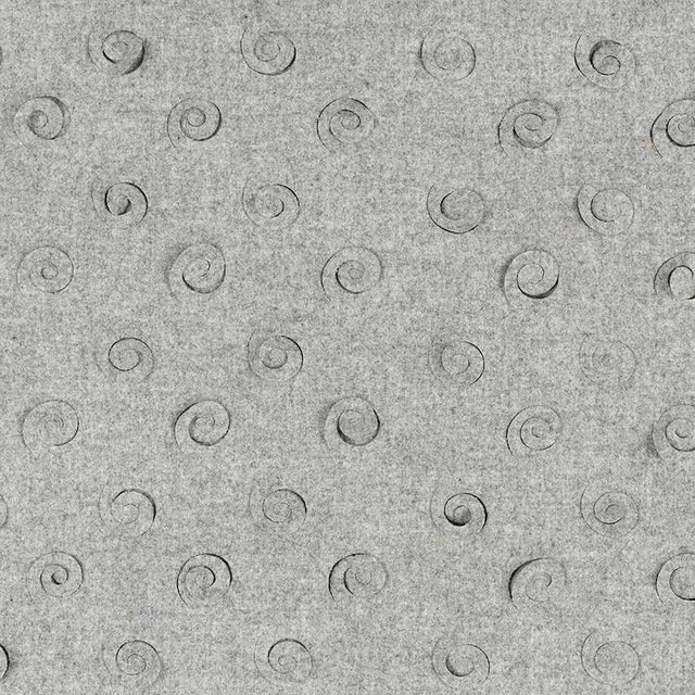 Schumacher Curlicue Grey Fabric