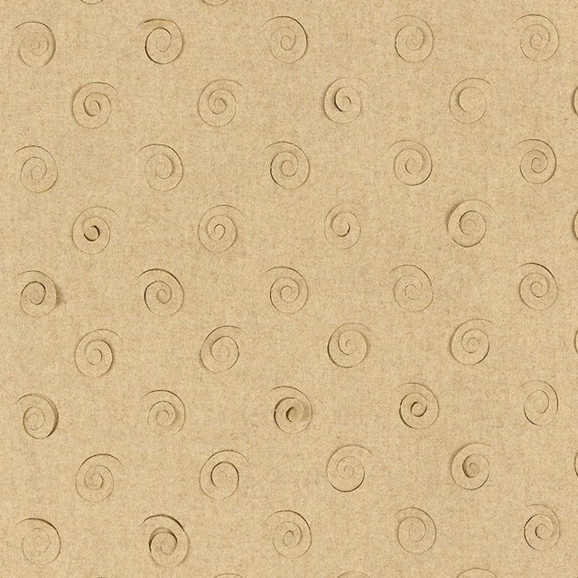 Schumacher Curlicue Camel Fabric
