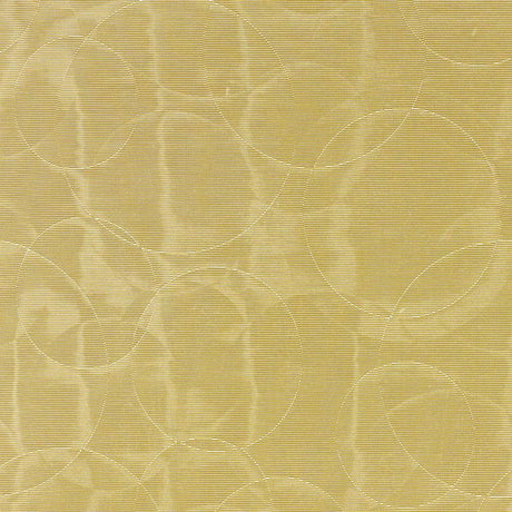 Schumacher Effervescence Moir Citrine Fabric