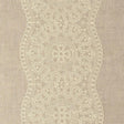 Schumacher Alecon Embroidered Sheer Natural Fabric